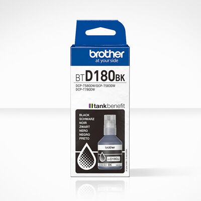 Brother btd180bk ricarica di inchiostro per stampante originale Brother btd180bk ricarica di inchiostro per stampante originale