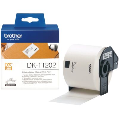 Brother dk-11202 nastro per etichettatrice nero su bianco Brother dk-11202 nastro per etichettatrice nero su bianco