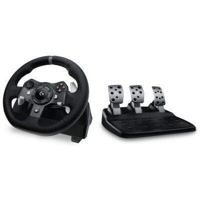 Logitech g920 sterzo + pedali pc,xbox one analogico/digitale usb 2.0 nero Logitech g920 sterzo + pedali pc,xbox one analogico/digitale usb 2.0 nero