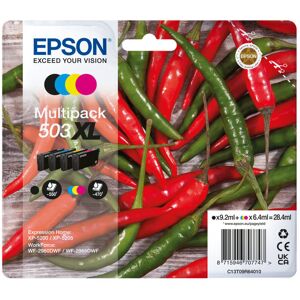 Epson 503xl cartuccia d'inchiostro 4 pz originale resa elevata (xl) nero, ciano, magenta, giallo Epson 503xl cartuccia d'inchiostro 4 pz originale resa elevata (xl) nero, ciano, magenta, giallo