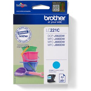 Brother lc221c cartuccia d'inchiostro 1 pz originale ciano Brother lc221c cartuccia d'inchiostro 1 pz originale ciano