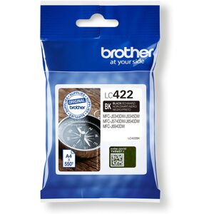 Brother lc422bk cartuccia d'inchiostro 1 pz originale nero Brother lc422bk cartuccia d'inchiostro 1 pz originale nero
