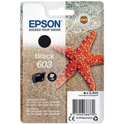 Epson singlepack black 603 ink Epson singlepack black 603 ink