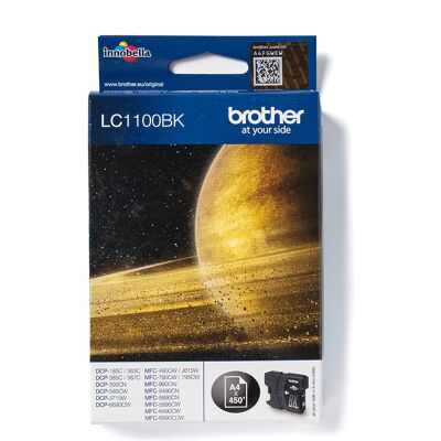 Brother lc1100bk cartuccia d'inchiostro 1 pz originale nero Brother lc1100bk cartuccia d'inchiostro 1 pz originale nero