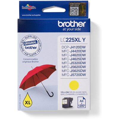 Brother lc225xly cartuccia d'inchiostro 1 pz originale Brother lc225xly cartuccia d'inchiostro 1 pz originale