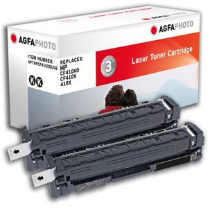 Agfa Photo Agfaphoto apthpcf410xduoe cartuccia toner 2 pz compatibile nero Agfa Photo Agfaphoto apthpcf410xduoe cartuccia toner 2 pz compatibile nero