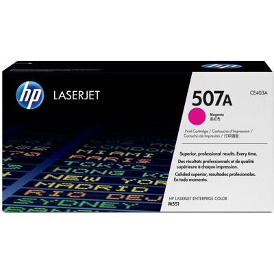 Hp cartuccia toner originale magenta laserjet 507a Hp cartuccia toner originale magenta laserjet 507a