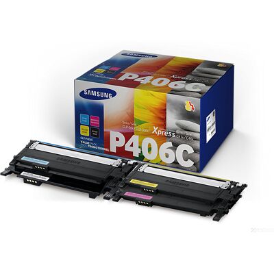 Samsung clt-p406c toner laser nero, ciano, magenta, giallo cartuccia toner e laser Samsung clt-p406c toner laser nero, ciano, magenta, giallo cartuccia toner e laser