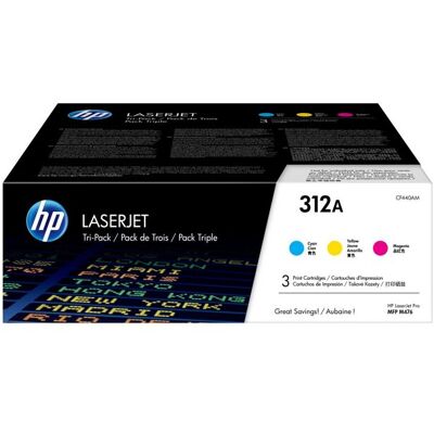 Hp cartuccia toner ciano tri-pack 312a Hp cartuccia toner ciano tri-pack 312a