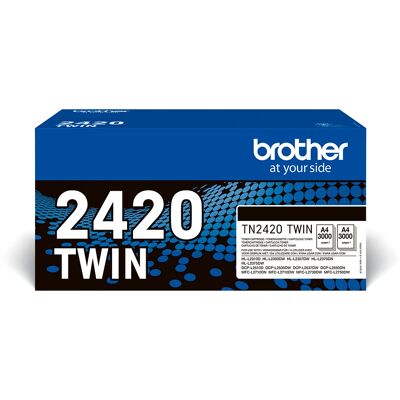 Brother tn-2420twin cartuccia toner 2 pz originale Brother tn-2420twin cartuccia toner 2 pz originale