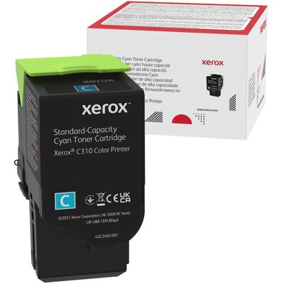 Xerox cartuccia toner ciano a capacità standard da 2000 pagine per stampante a colori ® c310/multifunzione a colori ® c315 (006r04357) Xerox cartuccia toner ciano a capacità standard da 2000 pagine per stampante a colori ® c310/multifunzione a colori ® c315 (006r04357)