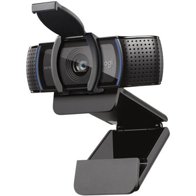 Logitech c920s hd pro webcam, videochiamata full hd 1080p/30fps, audio stereo chiaro, correzione luce hd, privacy shutter, per skype, zoom, facetime, hangouts, pc/mac/laptop/tablet/xbox, nero Logitech c920s hd pro webcam, videochiamata full hd 1080p/30fps, audio stereo chiaro, correzione luce hd, privacy shutter, per skype, zoom, facetime, hangouts, pc/mac/laptop/tablet/xbox, nero