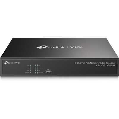 Tp-link vigi nvr1004h-4p videoregistratore di rete (nvr) nero Tp-link vigi nvr1004h-4p videoregistratore di rete (nvr) nero
