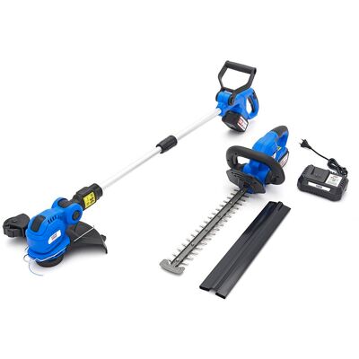 Set HBM 20V- 4.0Ah di tagliasiepi e decespugliatore inclusi 2 batterie Set HBM 20V- 4.0Ah di tagliasiepi e decespugliatore inclusi 2 batterie