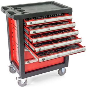 HBM carrello porta attrezzi completo 196 pezzi, rosso HBM carrello porta attrezzi completo 196 pezzi, rosso