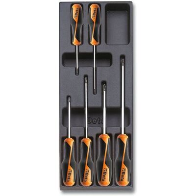 Organizzatore di Utensili Beta T202 - Insert in Schiuma Rigida, 6 Utensili Organizzatore di Utensili Beta T202 - Insert in Schiuma Rigida, 6 Utensili