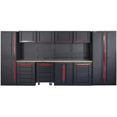 HBM Sistema da officina modulare expert, 17 pezzi, nero rosso HBM Sistema da officina modulare expert, 17 pezzi, nero rosso