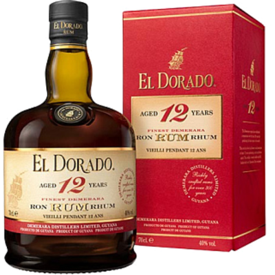 El Dorado 12 Years Old Rum 70 cl El Dorado 12 Years Old Rum 70 cl