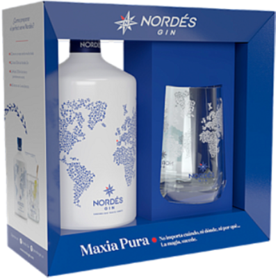 Nordés Pack Gin con 1 Vaso 70 cl Nordés Pack Gin con 1 Vaso 70 cl