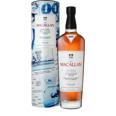 Macallan Distillery Macallan x James Bond 18 Year Old Diamonds Are Forever 70 cl 2007 Macallan Distillery Macallan x James Bond 18 Year Old Diamonds Are Forever 70 cl 2007