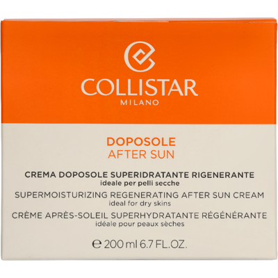 Collistar Supermoist. Regenerating After Sun Cream 200 ml Collistar Supermoist. Regenerating After Sun Cream 200 ml