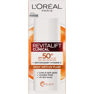 L'Oréal Paris Revitalift Vitamina C SPF 50+ Crema Idratante - Protezione solare e antiossidanti L'Oréal Paris Revitalift Vitamina C SPF 50+ Crema Idratante - Protezione solare e antiossidanti