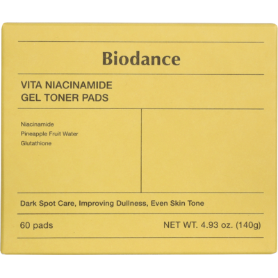 Biodance Vita Niacinamide Gel Toner Pad 60 pezzi 60 pc Biodance Vita Niacinamide Gel Toner Pad 60 pezzi 60 pc
