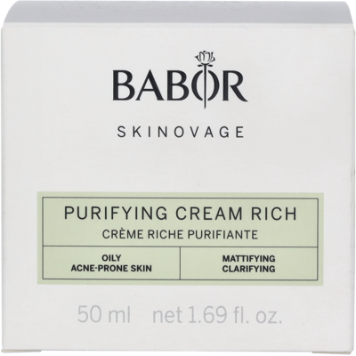 Babor - SKINOVAGE Crema Purificante Ricca - Controllo del sebo, Anti-imperfezioni Babor - SKINOVAGE Crema Purificante Ricca - Controllo del sebo, Anti-imperfezioni