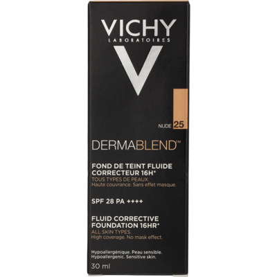 Vichy Dermablend Corrective Foundation 16Hr SPF35 25 Nude Fondotinta 30 ml Vichy Dermablend Corrective Foundation 16Hr SPF35 25 Nude Fondotinta 30 ml