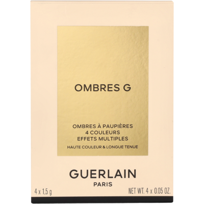 Guerlain Ombres G 4 Colors Eyeshadow Palette usa la tonalità più scura lungo le rime ciliate superiore e inferiore con un pennello angolato. - Stratifica il colore in veli sottili fino a raggiungere l'intensità desiderata; rimuovi l'eccesso dal pennello p Guerlain Ombres G 4 Colors Eyeshadow Palette usa la tonalità più scura lungo le rime ciliate superiore e inferiore con un pennello angolato. - Stratifica il colore in veli sottili fino a raggiungere l'intensità desiderata; rimuovi l'eccesso dal pennello p