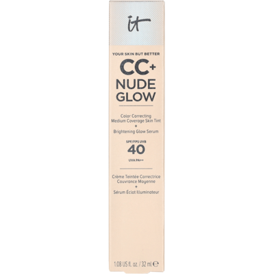 IT Cosmetics CC+ Nude Glow SPF40 (32ml) - Tan Medio IT Cosmetics CC+ Nude Glow SPF40 (32ml) - Tan Medio