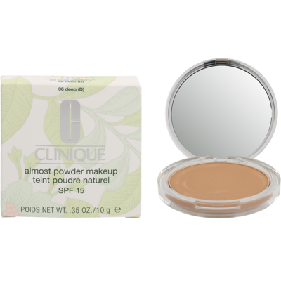 Clinique Almost Powder Make-Up SPF15 06 Deep Fondotinta 10 g Donna Clinique Almost Powder Make-Up SPF15 06 Deep Fondotinta 10 g Donna