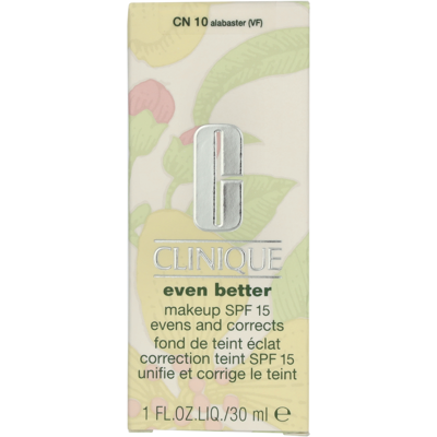 Clinique Even Better Make-Up SPF15 10 - Alabaster Fondotinta 30 ml Clinique Even Better Make-Up SPF15 10 - Alabaster Fondotinta 30 ml