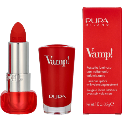 Milano - Pupa Vamp! Extreme Colour Lipstick 3.50 g CI 45370 (ORANGE 5) Contains Carmine as a color additive Rossetto 3.5 g Donna Milano - Pupa Vamp! Extreme Colour Lipstick 3.50 g CI 45370 (ORANGE 5) Contains Carmine as a color additive Rossetto 3.5 g Donna