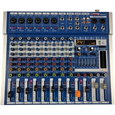 Mixer Audio 6 Canali USB Bluetooth 24 Effetti Audio Design PX2.621 Mixer Audio 6 Canali USB Bluetooth 24 Effetti Audio Design PX2.621
