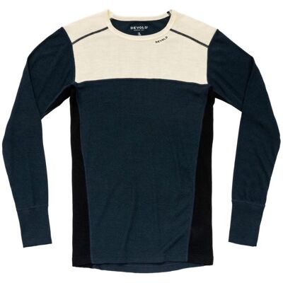 Devold Camicia uomo manica lunga LAUPAREN MERINO 190 (RAW WHITE/INK/BLACK) S Devold Camicia uomo manica lunga LAUPAREN MERINO 190 (RAW WHITE/INK/BLACK) S