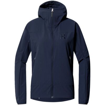 Haglöfs HAGLOFS Rosson Giacca Softshell con Cappuccio Donna (Tarn Blue) Donna XL Haglöfs HAGLOFS Rosson Giacca Softshell con Cappuccio Donna (Tarn Blue) Donna XL