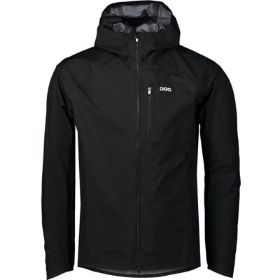 Giacca impermeabile da uomo Poc - Motion Rain - Nero L Giacca impermeabile da uomo Poc - Motion Rain - Nero L