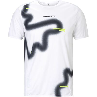 T-shirt da trail Scott Tee M's RC Run SS (white/black) Uomo XL T-shirt da trail Scott Tee M's RC Run SS (white/black) Uomo XL