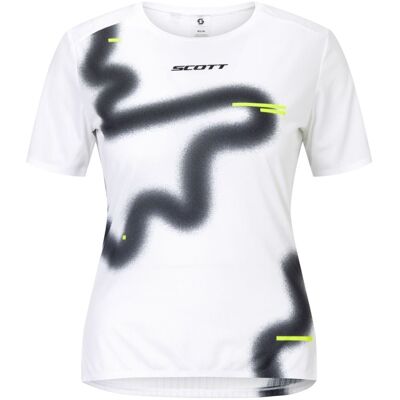 T-shirt Scott Tee W's RC Run SS (bianco/nero) Donna S T-shirt Scott Tee W's RC Run SS (bianco/nero) Donna S
