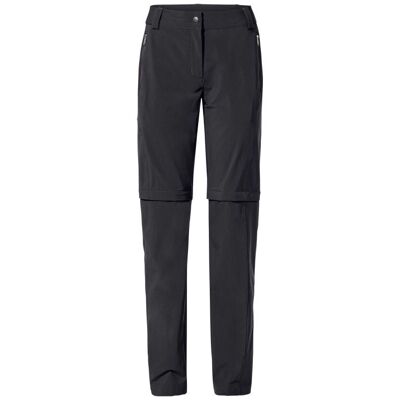 Pantaloni da trekking da donna Vaude Farley Stretch ZO T-zip Pants III (nero) 48-long Pantaloni da trekking da donna Vaude Farley Stretch ZO T-zip Pants III (nero) 48-long
