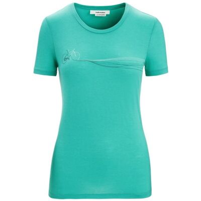 Maglietta Icebreaker Tech Lite II Cadence Paths (Fresh) Donna L Maglietta Icebreaker Tech Lite II Cadence Paths (Fresh) Donna L