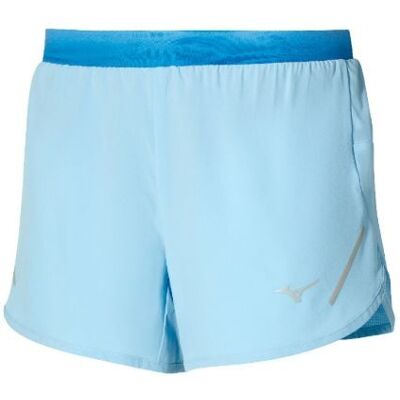 Pantaloncini da corsa da donna Mizuno Premium Aero 4' Short WOS (Ceruleo) L Pantaloncini da corsa da donna Mizuno Premium Aero 4' Short WOS (Ceruleo) L