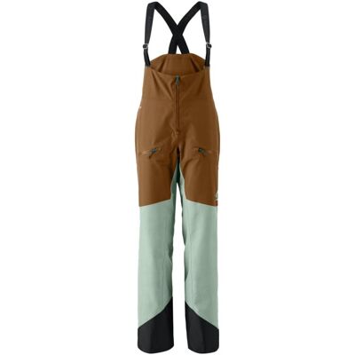 Donna Scott Pants W's Vertic GTX 2L (marrone pane/verde fresco) pantaloni da sci XS Donna Scott Pants W's Vertic GTX 2L (marrone pane/verde fresco) pantaloni da sci XS