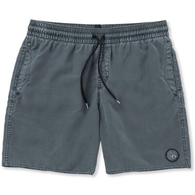 Pantaloncini da bagno da uomo Volcom Center Trunk 17 (DARK SLATE) S Pantaloncini da bagno da uomo Volcom Center Trunk 17 (DARK SLATE) S