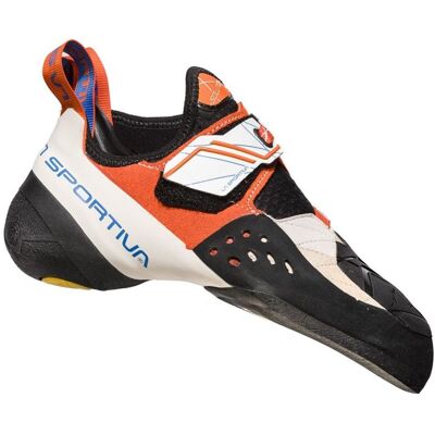 Calzino da arrampicata da donna La Sportiva Solution Woman (Bianco/Arancione) 41.5 (7 2/3 UK) Calzino da arrampicata da donna La Sportiva Solution Woman (Bianco/Arancione) 41.5 (7 2/3 UK)
