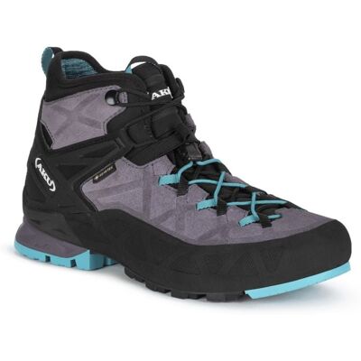 Scarpa da trekking da donna AKU Rock DFS Mid (grigio/turchese) 41 (7 UK) Scarpa da trekking da donna AKU Rock DFS Mid (grigio/turchese) 41 (7 UK)