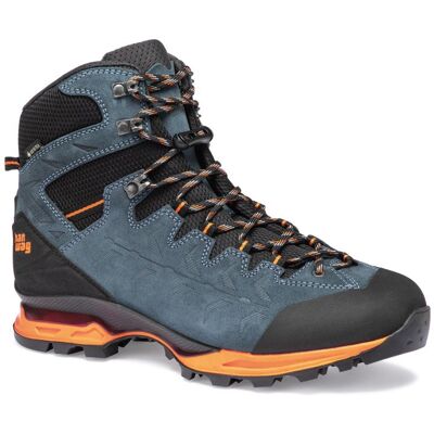 Scarpe da trekking leggere e impermeabili Hanwag Makra Trek GTX - Arancione/Azzurro Scarpe da trekking leggere e impermeabili Hanwag Makra Trek GTX - Arancione/Azzurro