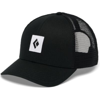 Cappello Black Diamond BD TRUCKER HAT (Nero-Nero-Patch Icona Bianca) Unisex Taille unique Cappello Black Diamond BD TRUCKER HAT (Nero-Nero-Patch Icona Bianca) Unisex Taille unique
