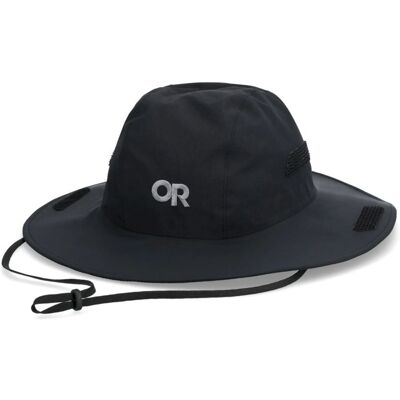 Cappello da escursionismo Outdoor Research helium rain full brim hat (Nero) Unisex S-M Cappello da escursionismo Outdoor Research helium rain full brim hat (Nero) Unisex S-M